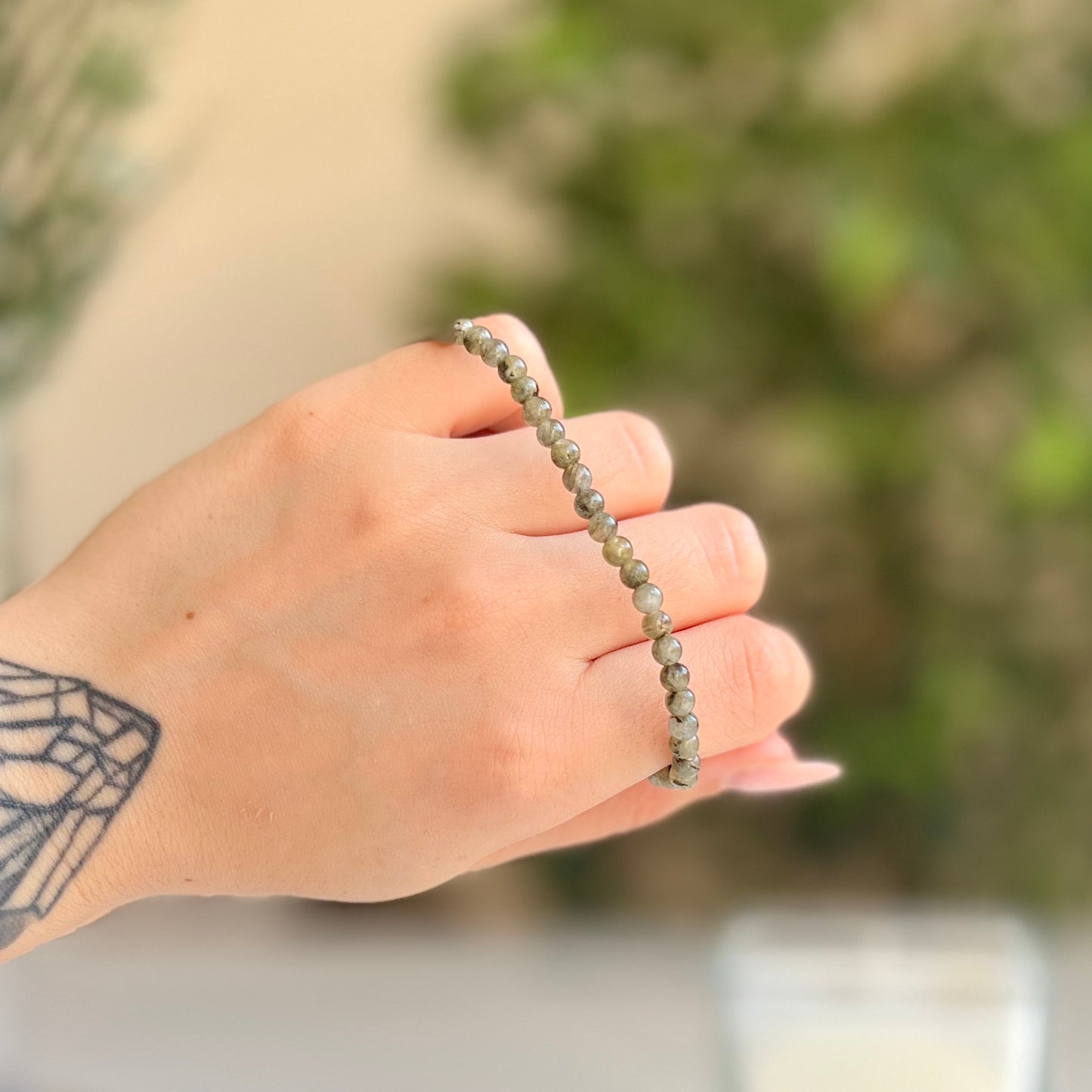 Pulsera Labradorita - White Shine