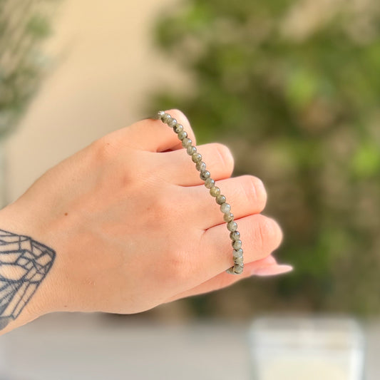 Pulsera Labradorita - White Shine