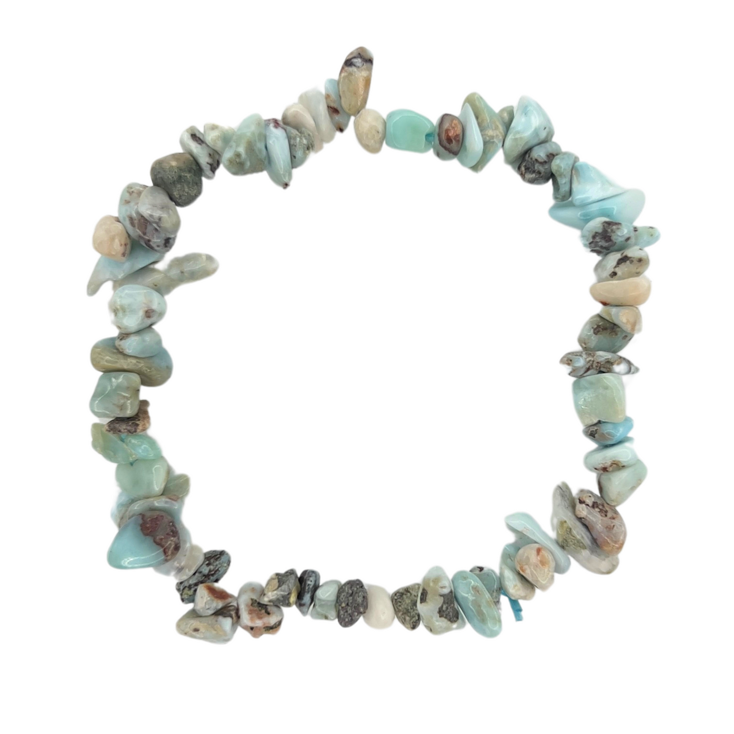Pulsera chips Larimar