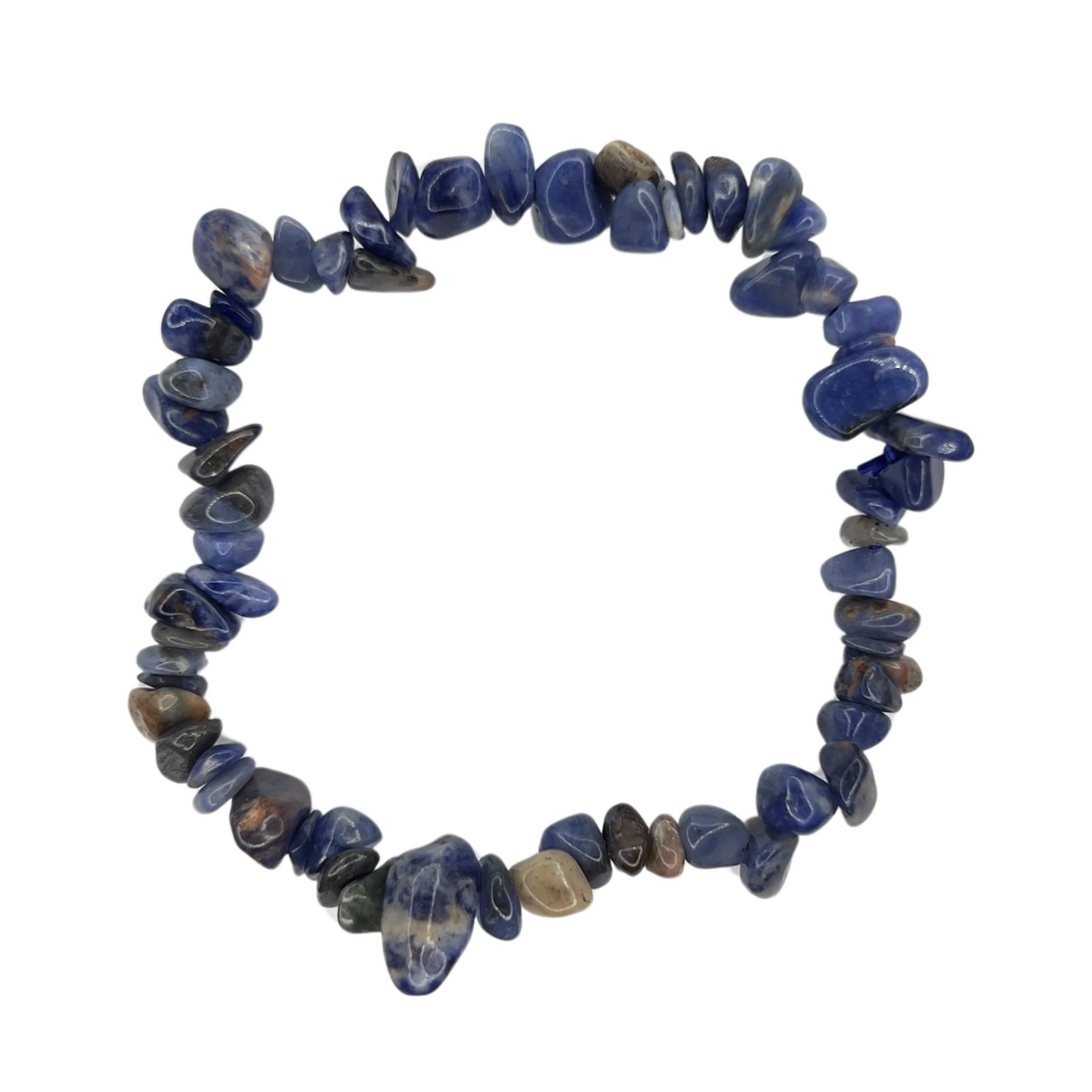 Pulsera chips Sodalita