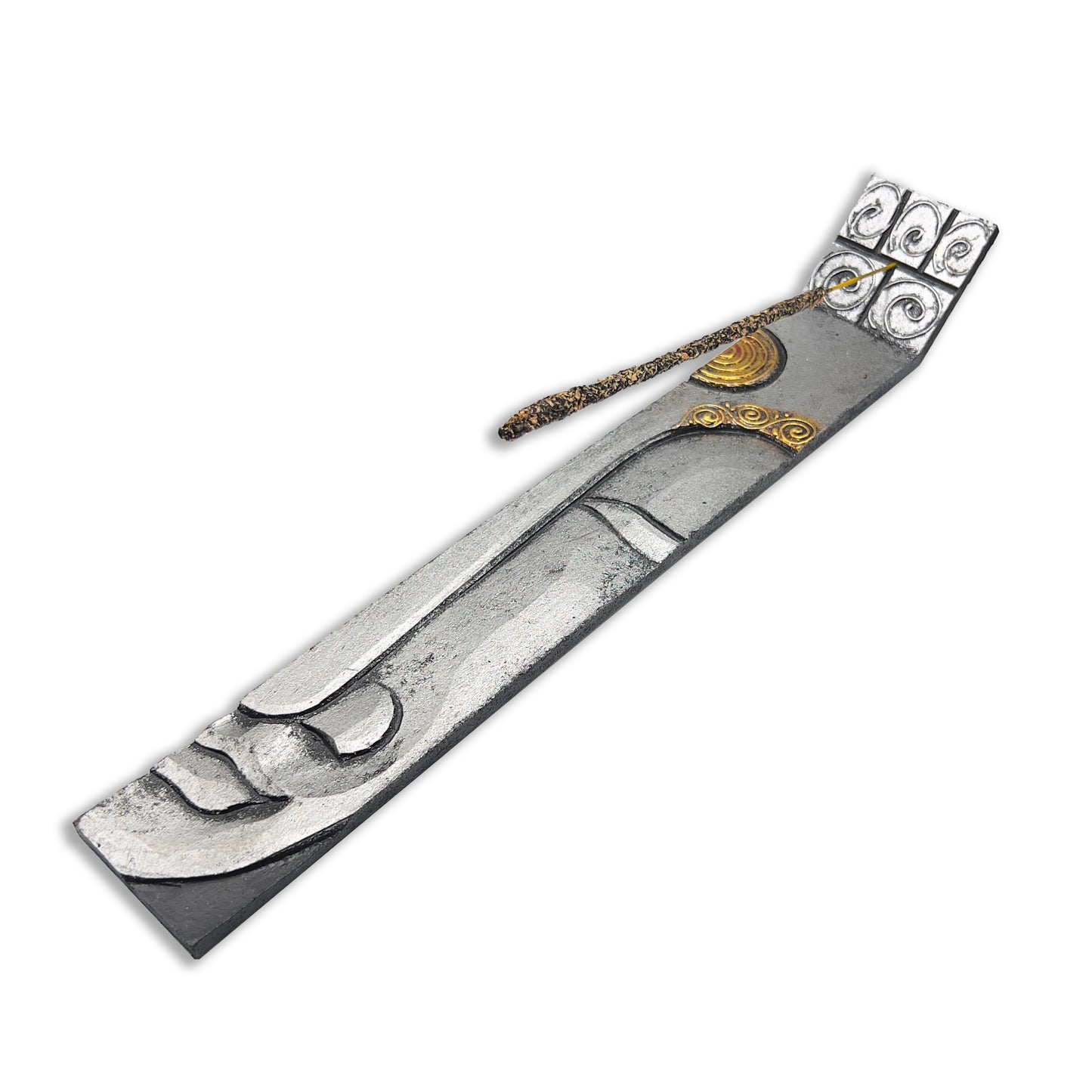 Portaincienso Buddha - White Shine