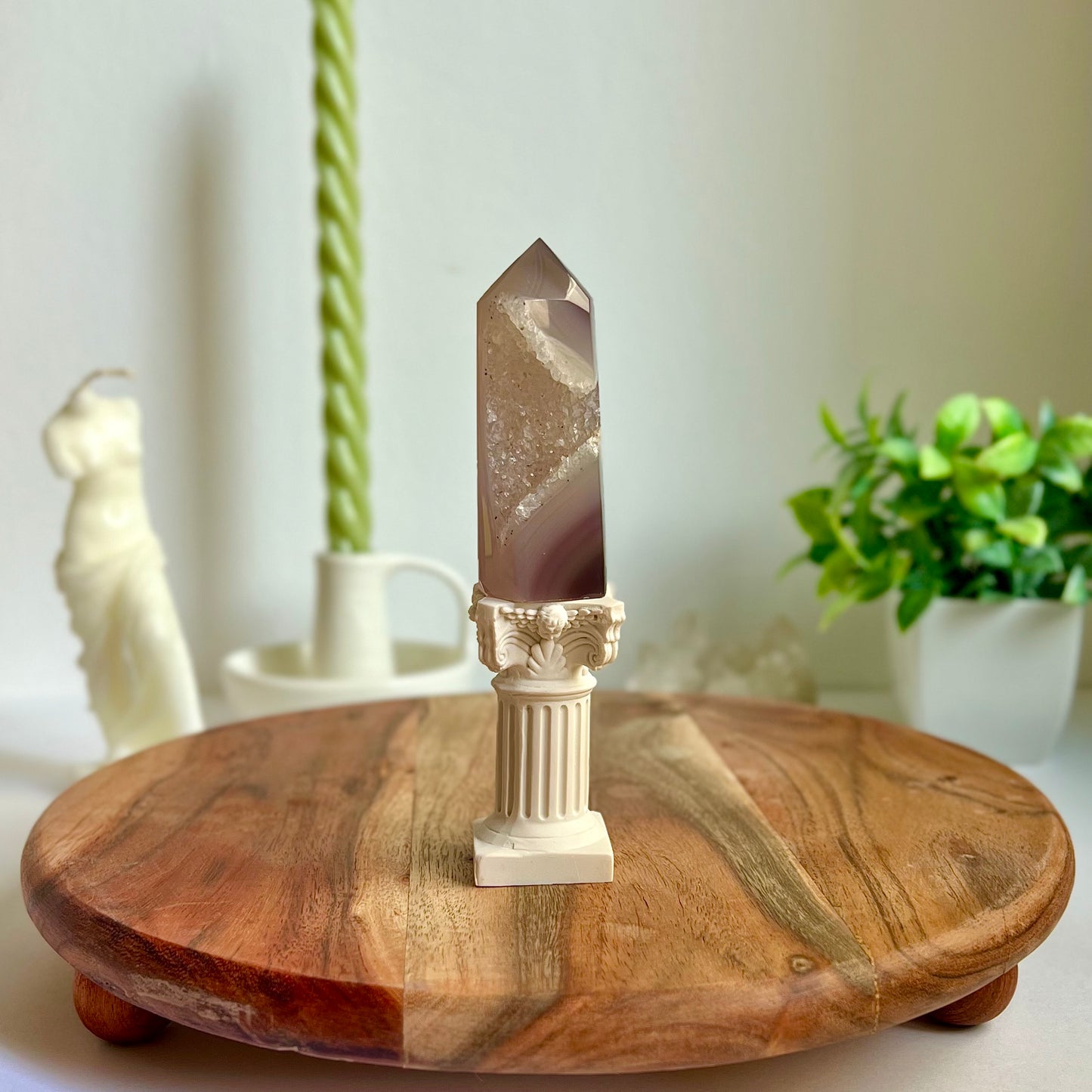 Punta pulida de Ágata