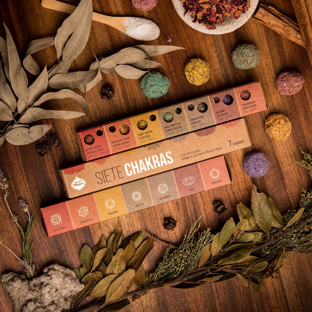 Bombitas Defumación - 7 Chakras | Sagrada Madre