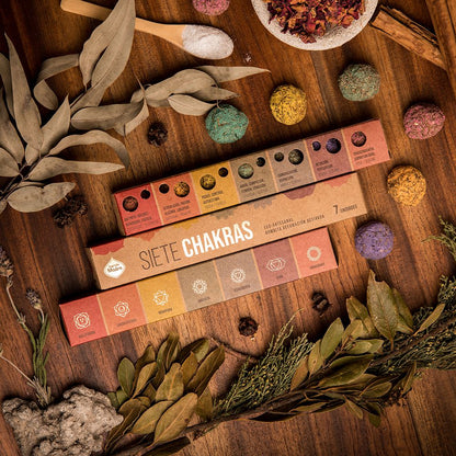 Bombitas Defumación - 7 Chakras | Sagrada Madre