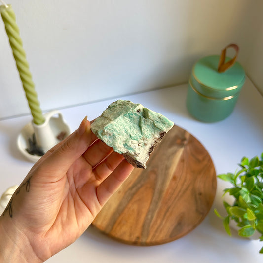 Amazonita de Madagascar masivo