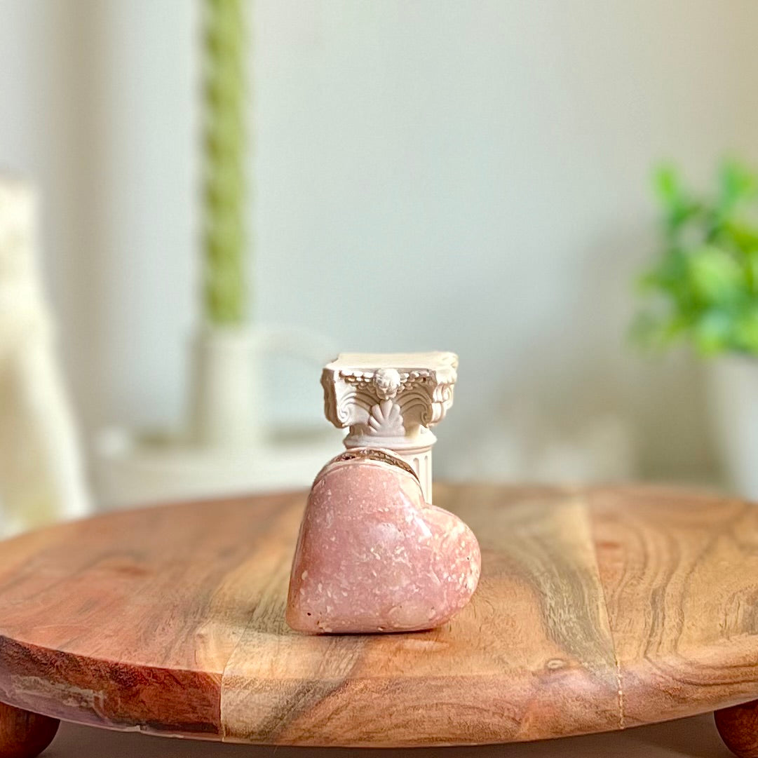 Corazón de Ópalo Rosa