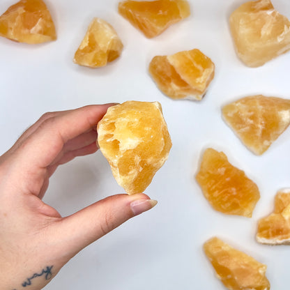 Calcita Amarilla masivo