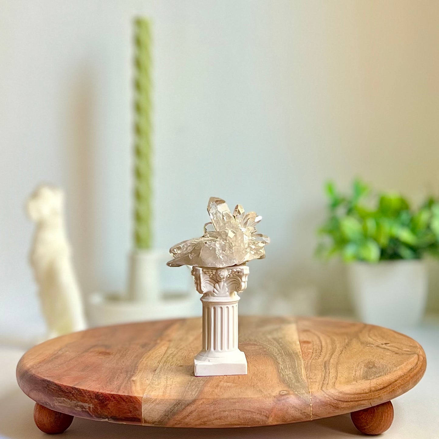 Drusa de Cuarzo Blanco