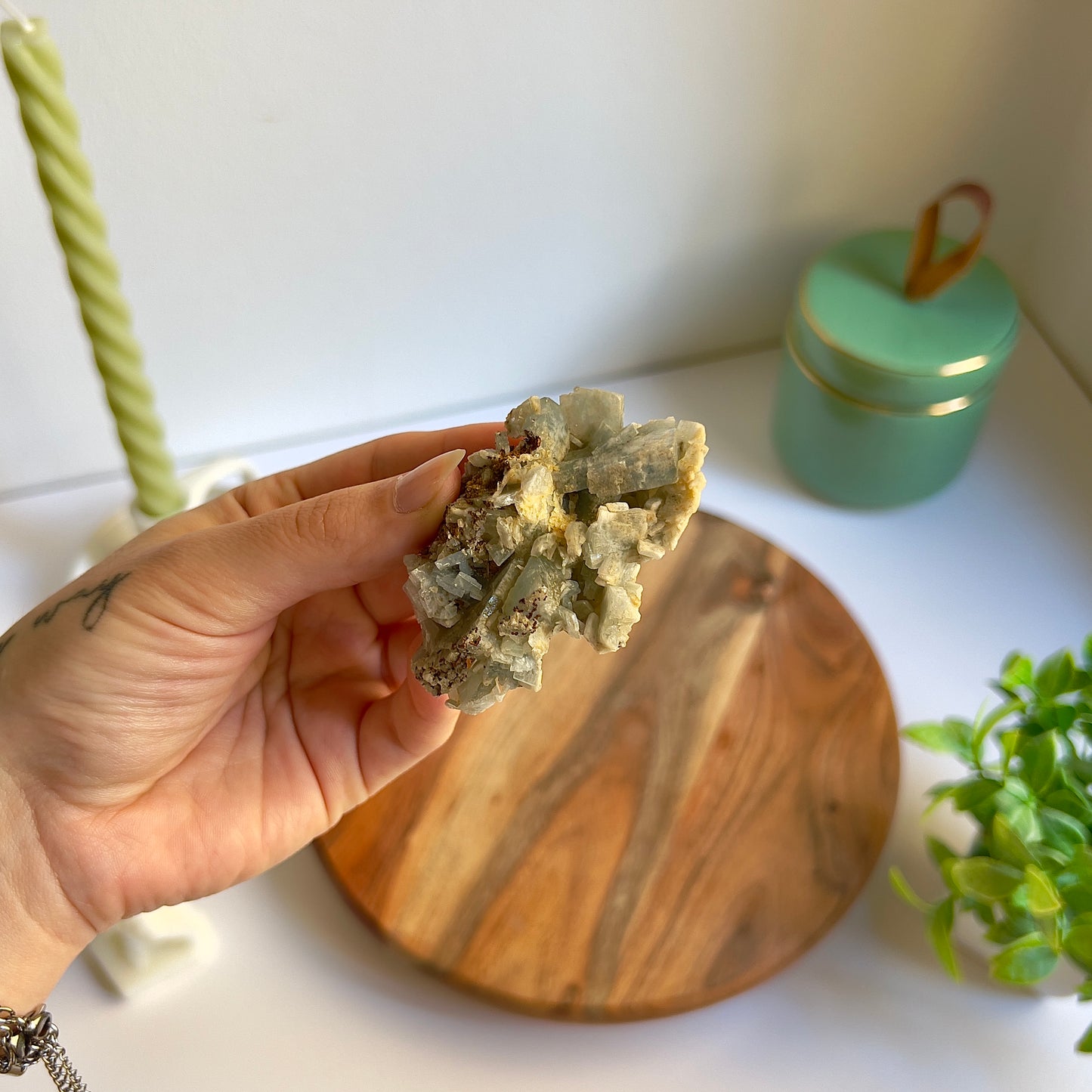 Drusa de Baritina azul de Murcia