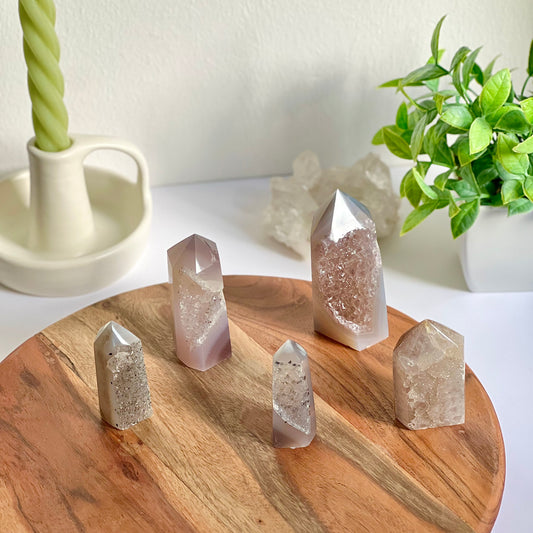 Punta pulida de Ágata