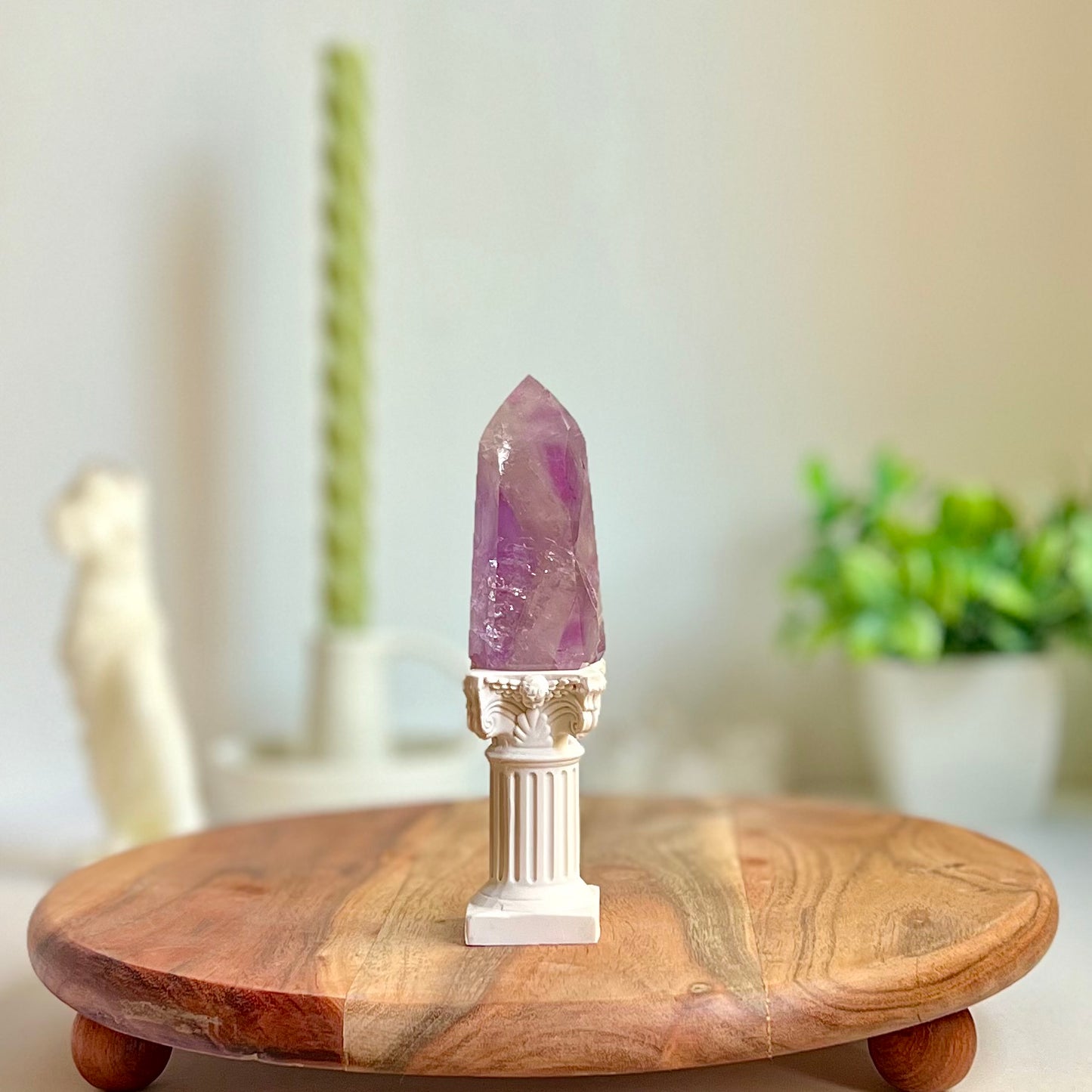 Punta pulida de Amatista