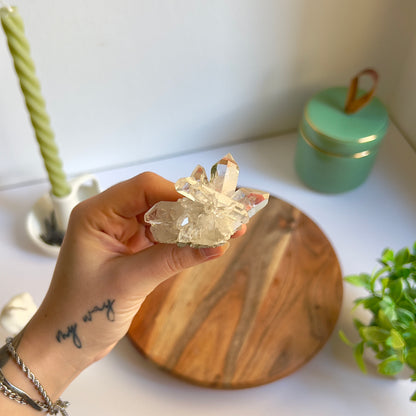 Drusa de Cuarzo Blanco