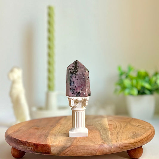 Punta pulida de Rodonita