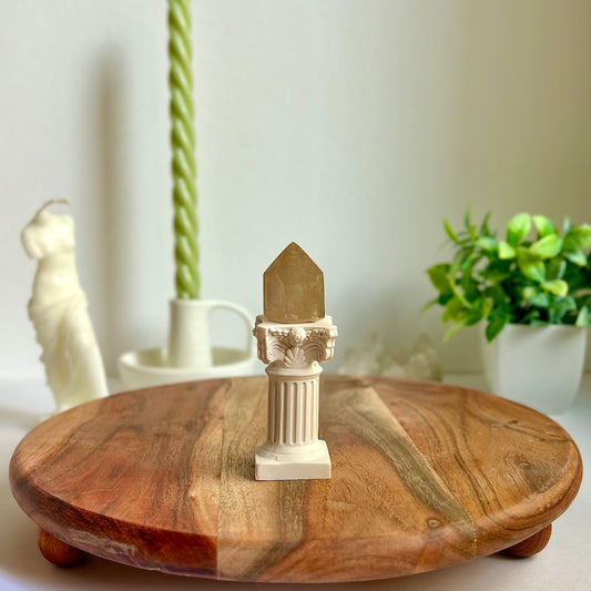 Punta pulida de Cuarzo Rutilado