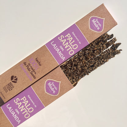 Incienso de Palo Santo con Lavanda - Sagrada Madre