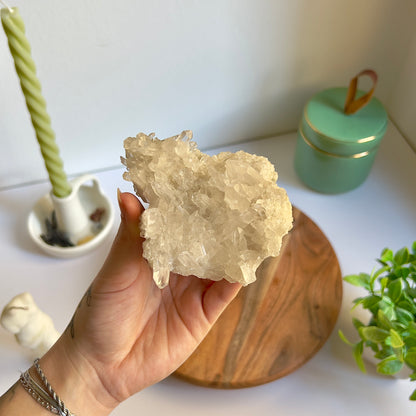 Drusa de Cuarzo Blanco