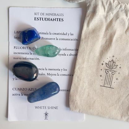 Kit de minerales para estudiantes y opositores