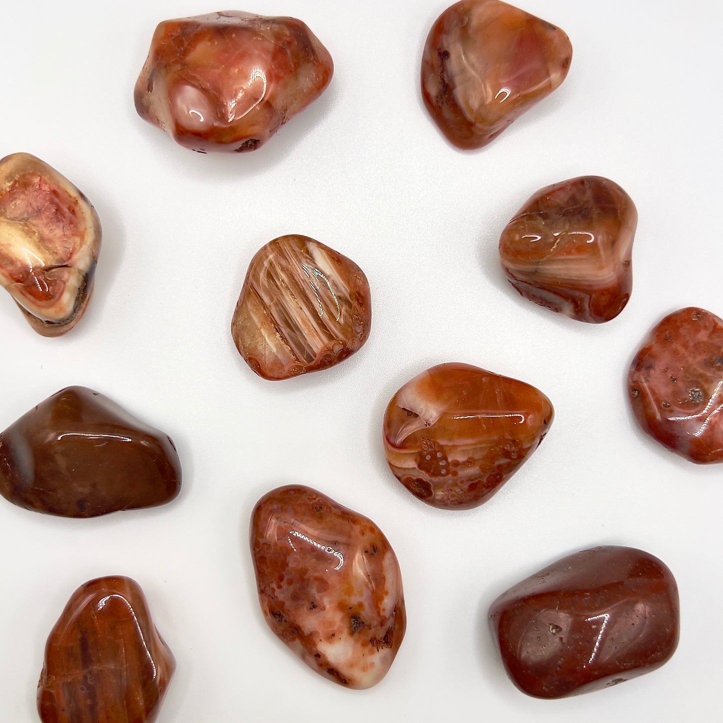 Ágata Bandeada rodado