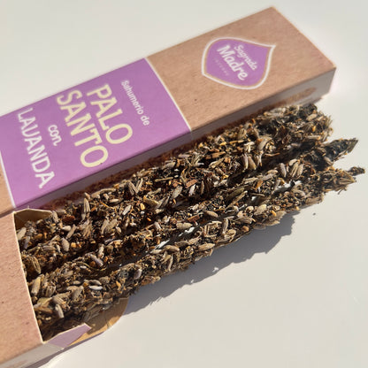 Incienso de Palo Santo con Lavanda - Sagrada Madre