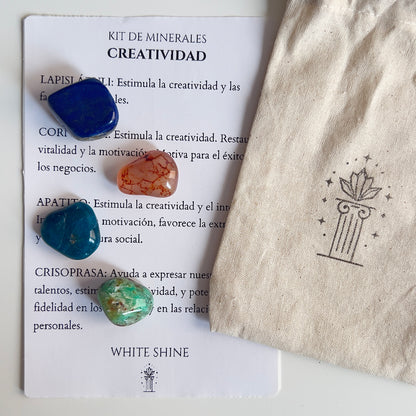 Kit de minerales para la creatividad