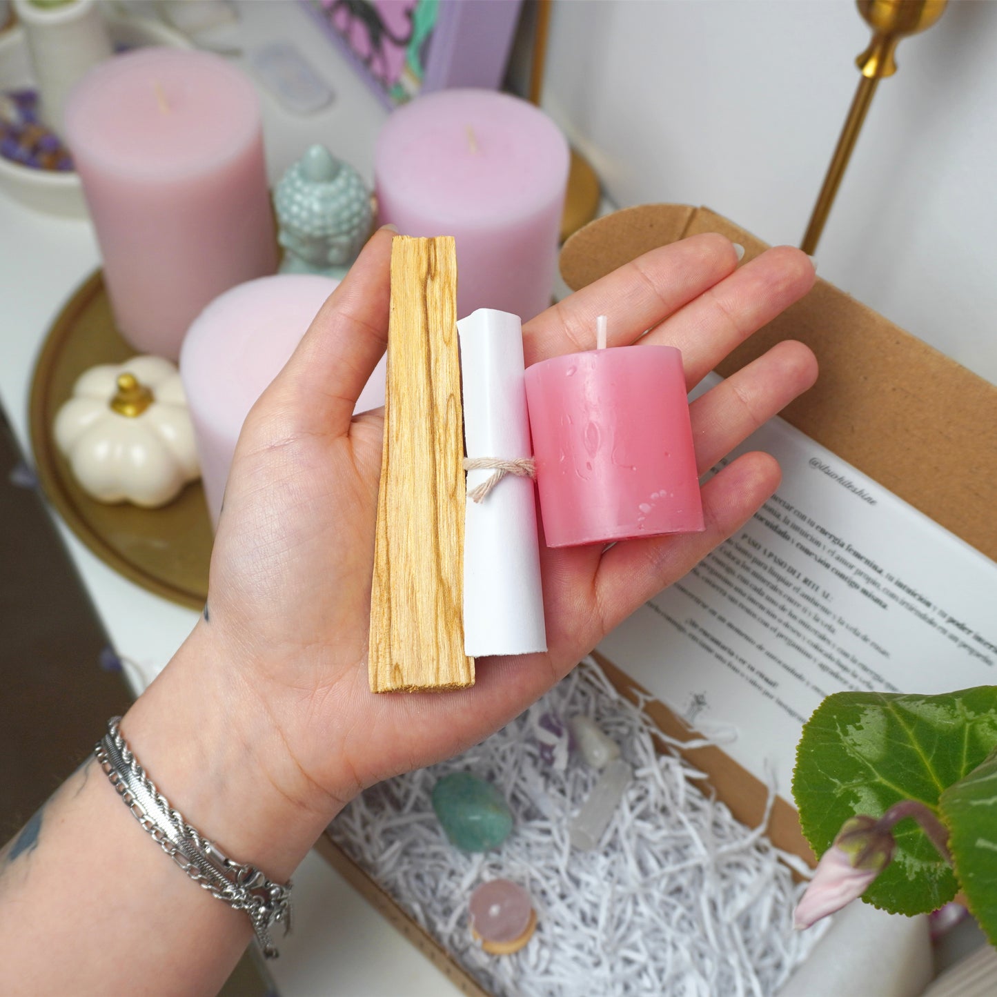 Kit ritual de la Mujer | Energía Femenina y Amor Propio | Minerales y Ritual para conectar con tu Poder Interior