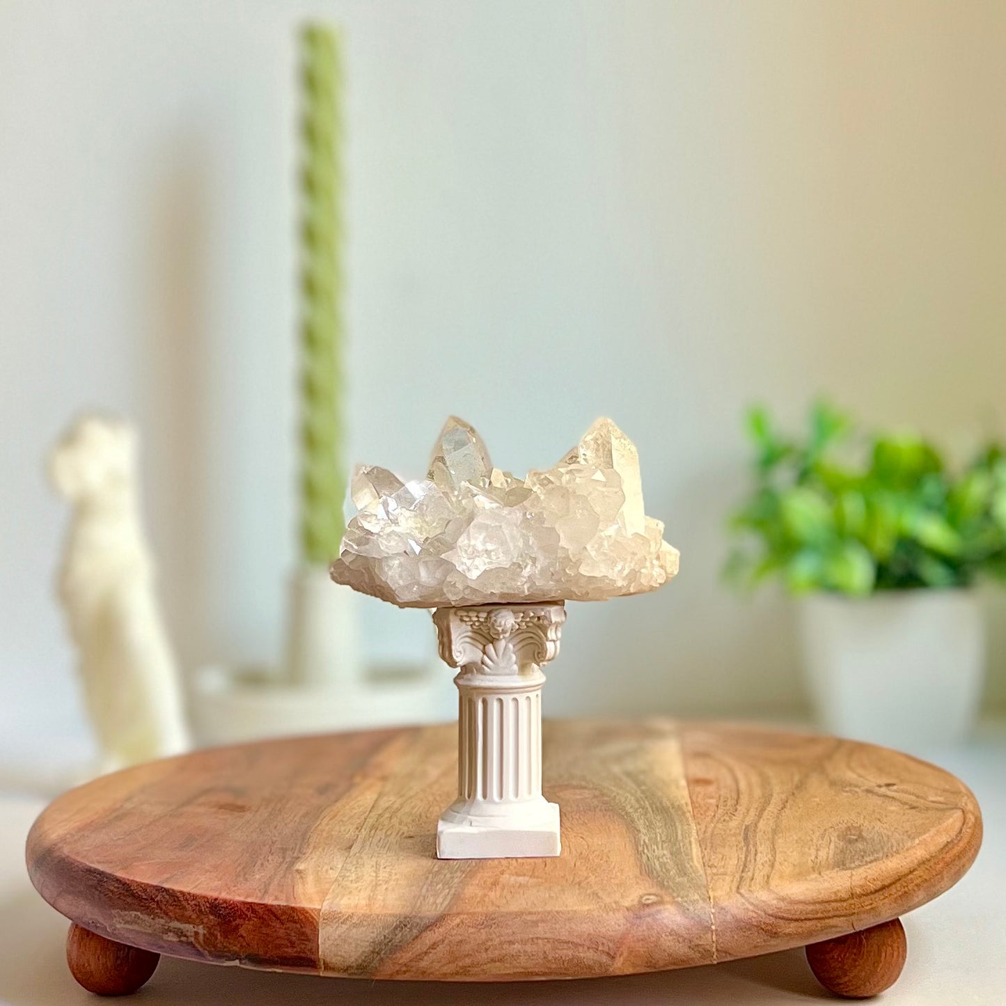 Drusa de Cuarzo Blanco