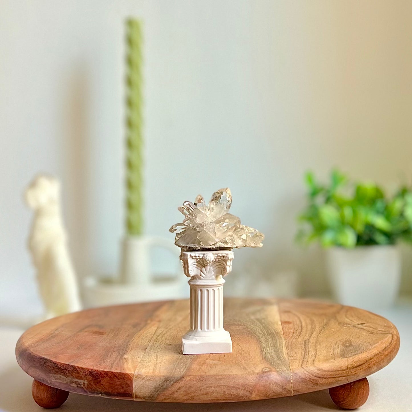 Drusa de Cuarzo Blanco