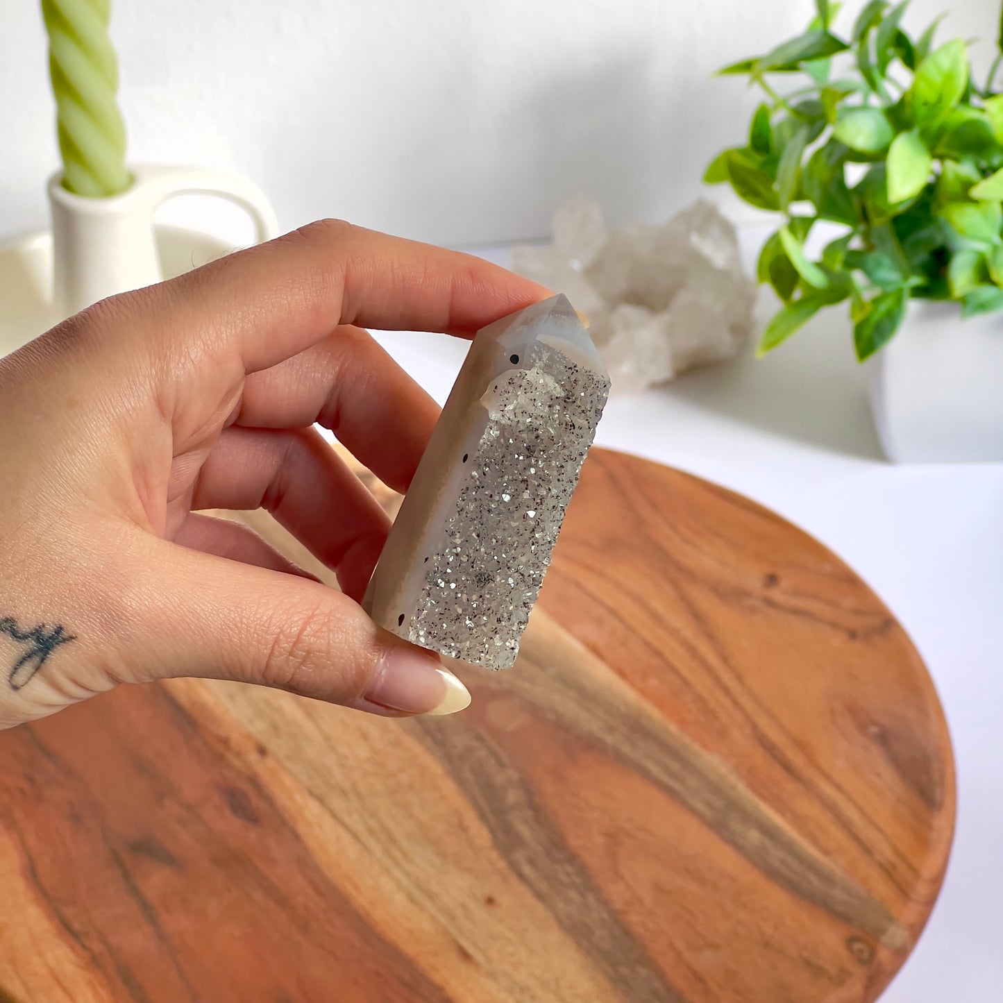 Punta pulida de Ágata