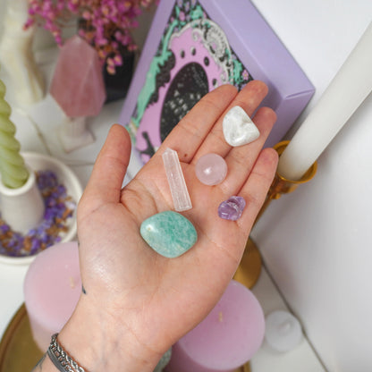 Kit ritual de la Mujer | Energía Femenina y Amor Propio | Minerales y Ritual para conectar con tu Poder Interior