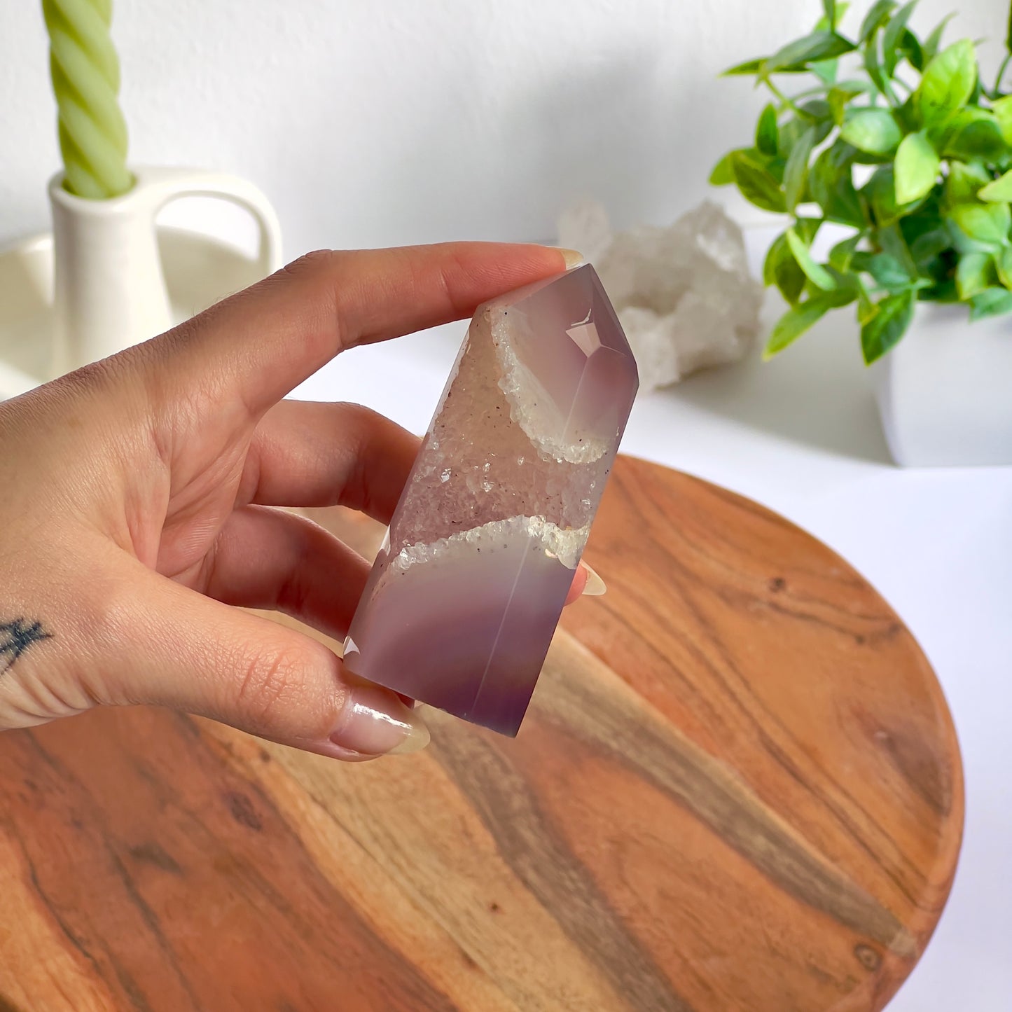 Punta pulida de Ágata