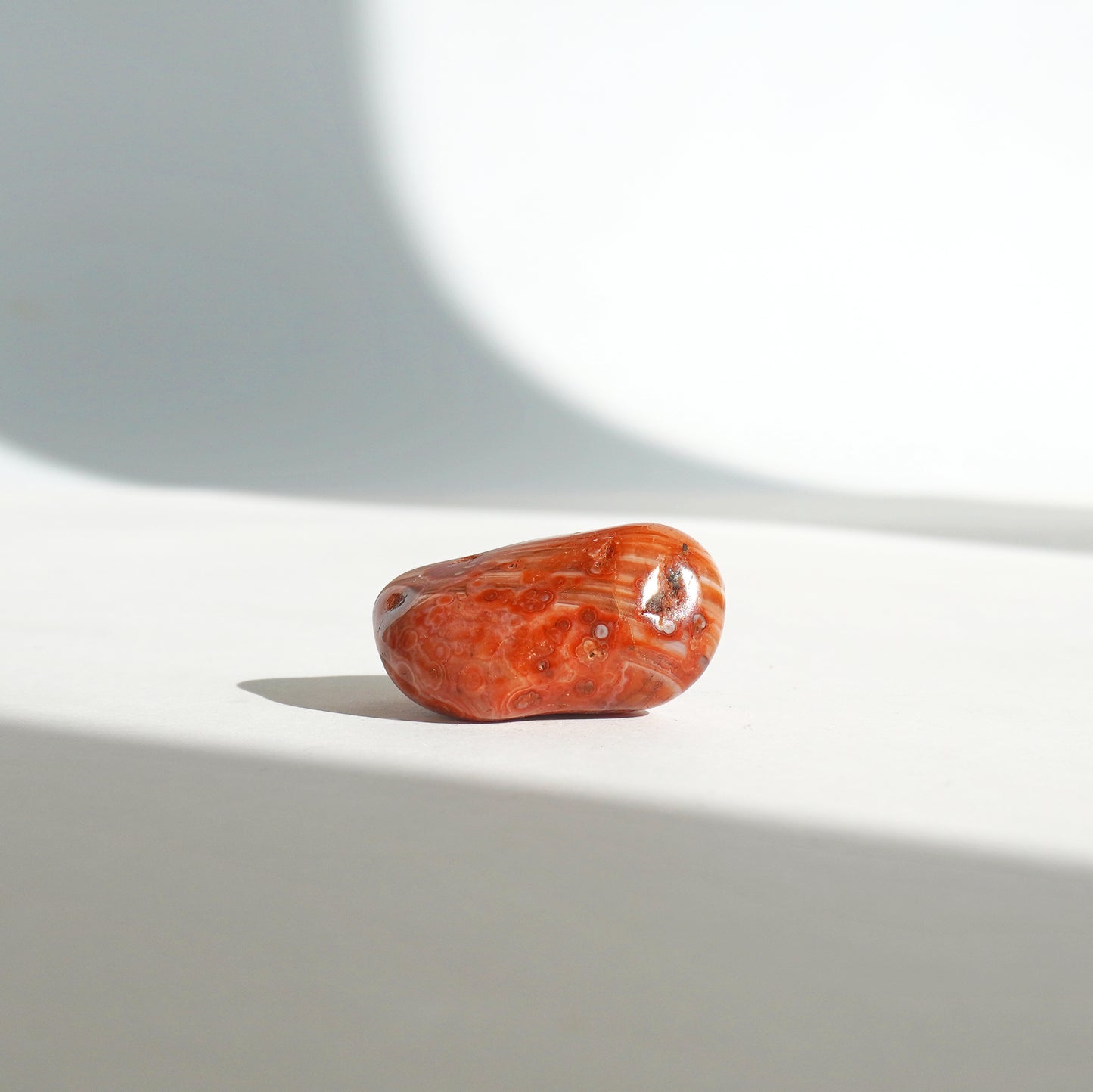 Ágata Bandeada rodado