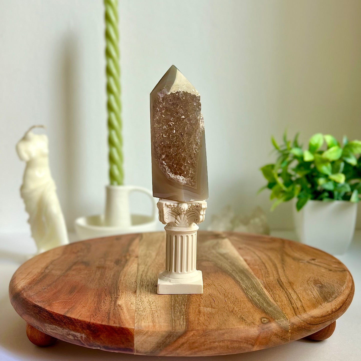 Punta pulida de Ágata