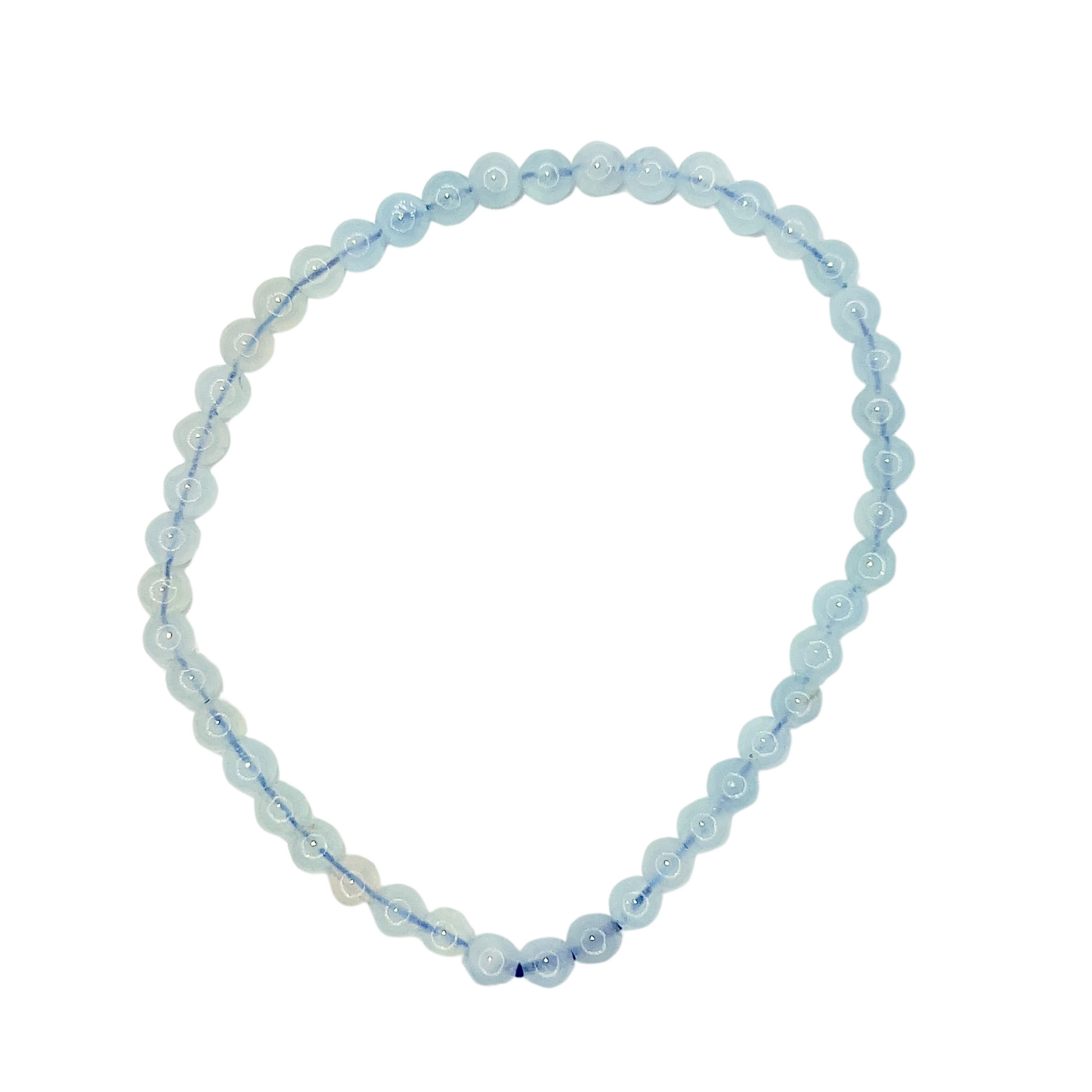 Pulsera Aguamarina - White Shine