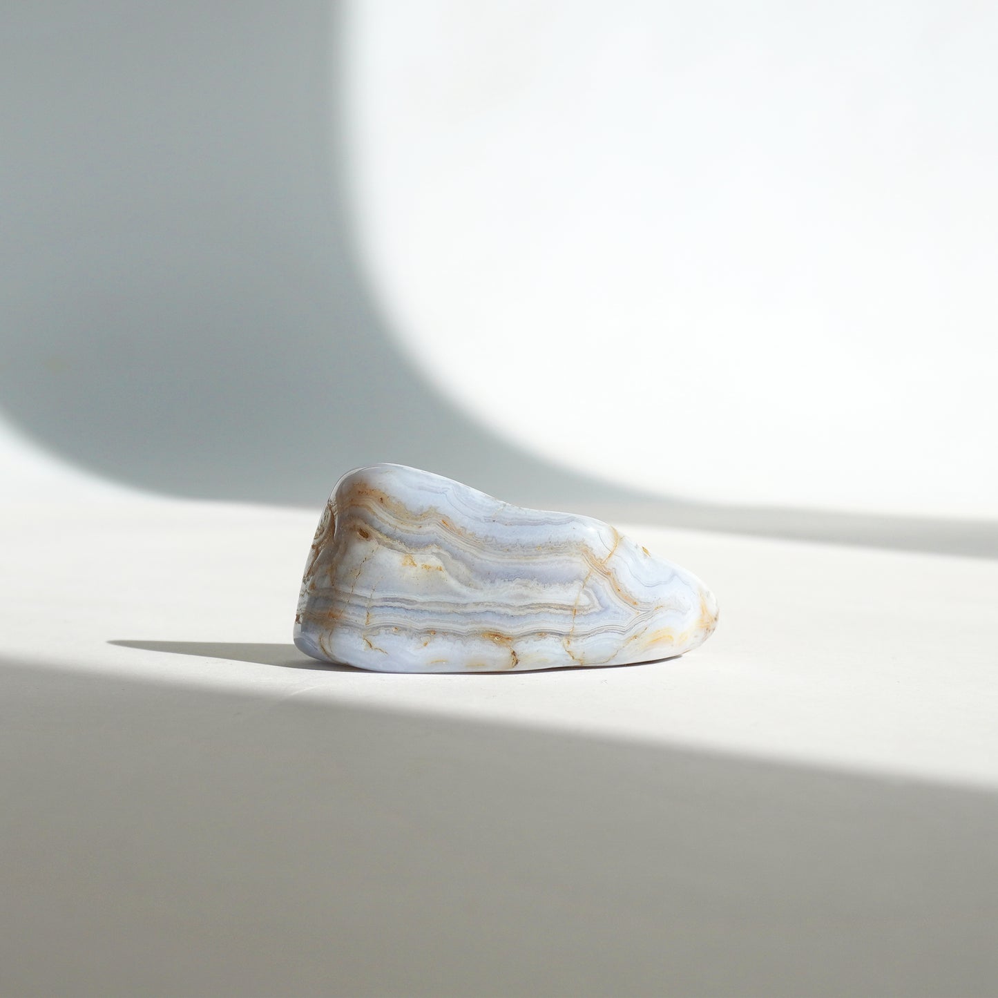 Calcedonia azul rodado