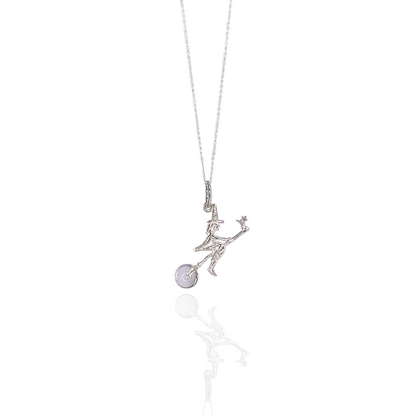 Collar Bruja con Cuarzo Blanco - White Shine