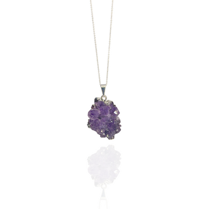 Collar Drusa de Amatista - White Shine