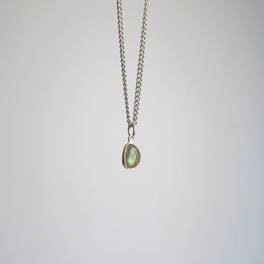 Collar Labradorita facetada