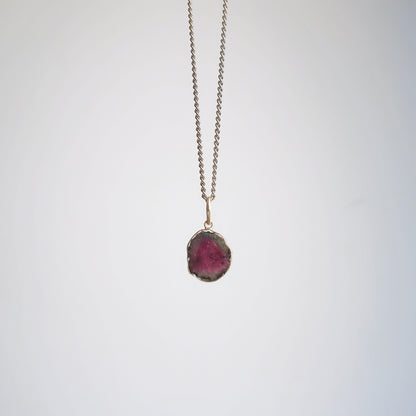 Collar Turmalina Sandía