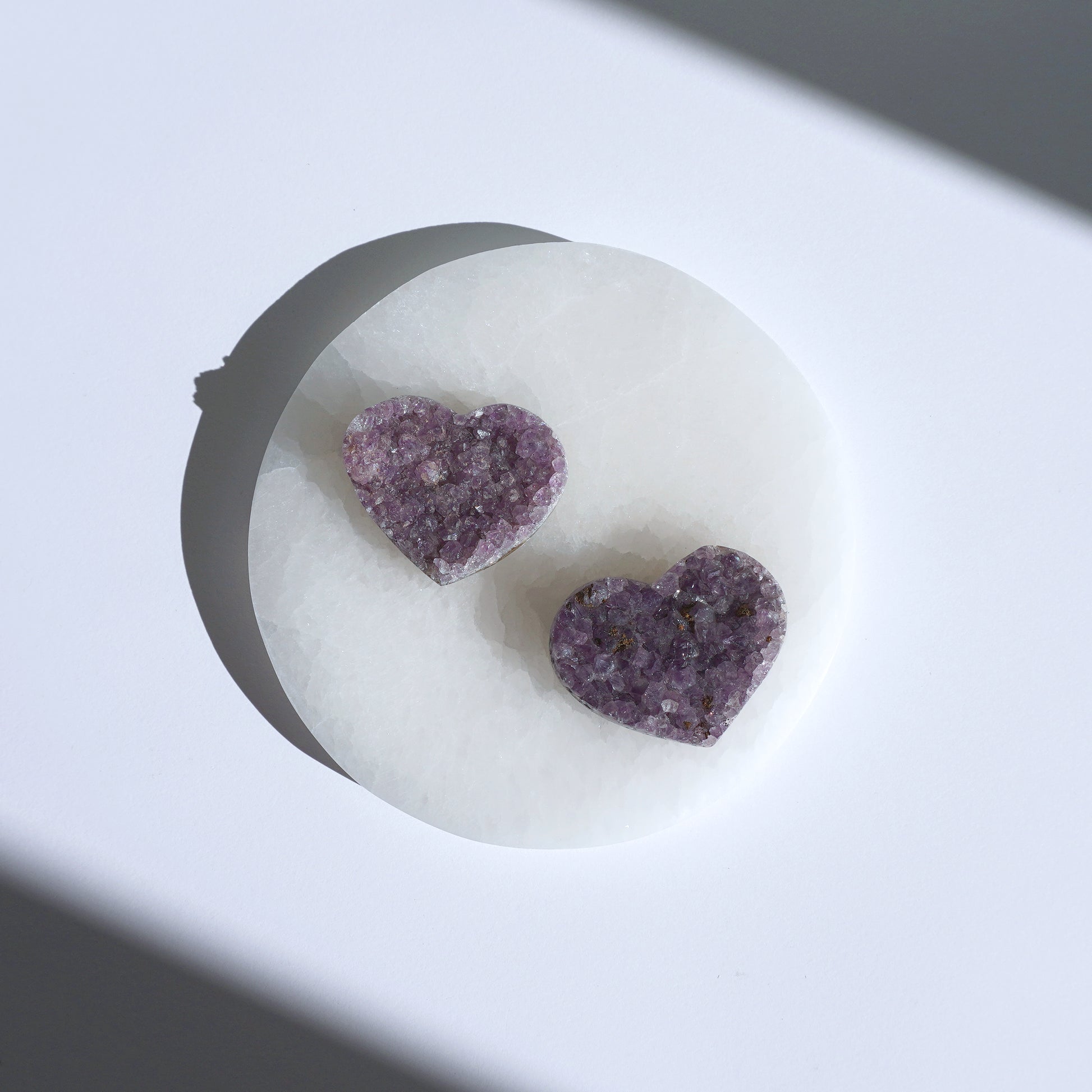 Corazón Drusa de Amatista