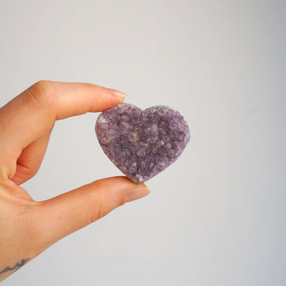 Corazón Drusa de Amatista