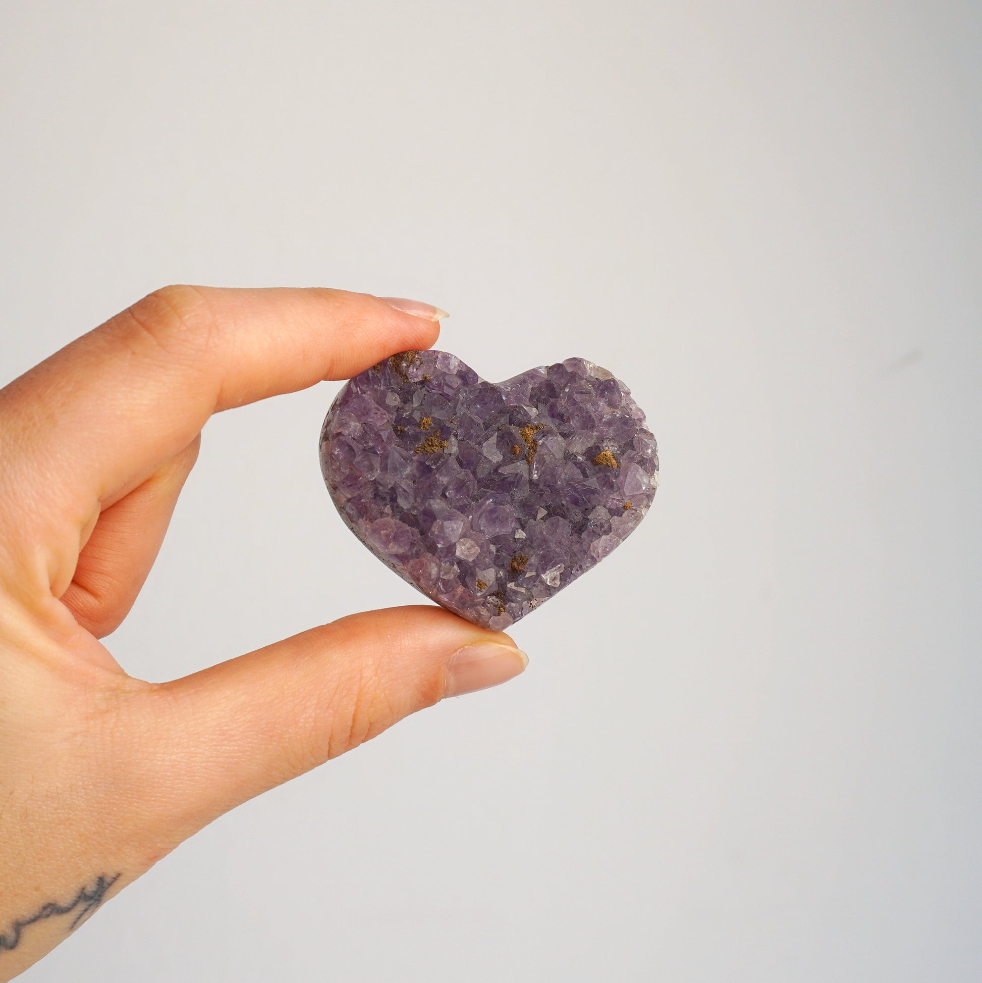 Corazón Drusa de Amatista