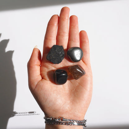 Kit de Minerales | Protección energética y límites - Minerales para personas sensibles