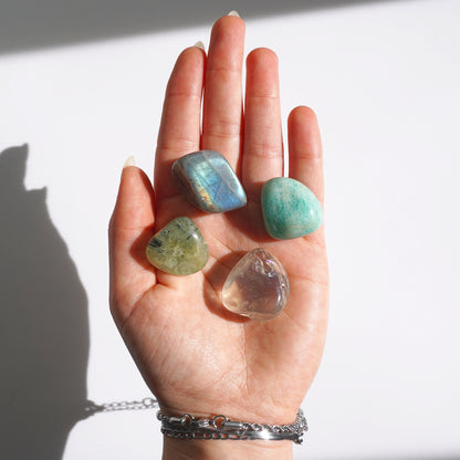 Kit de Minerales | Protección energética suave - Minerales para personas muy sensibles