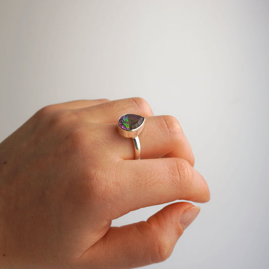 Anillo Topacio Místico