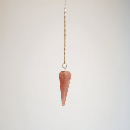 Péndulo de Cuarzo Fresa