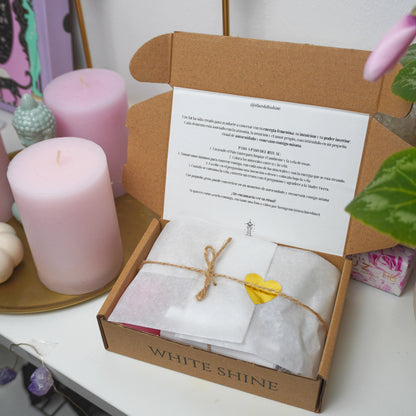 Kit ritual de la Mujer | Energía Femenina y Amor Propio | Minerales y Ritual para conectar con tu Poder Interior