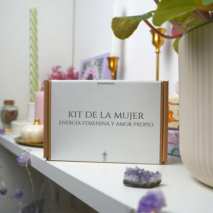 Kit ritual de la Mujer | Energía Femenina y Amor Propio | Minerales y Ritual para conectar con tu Poder Interior