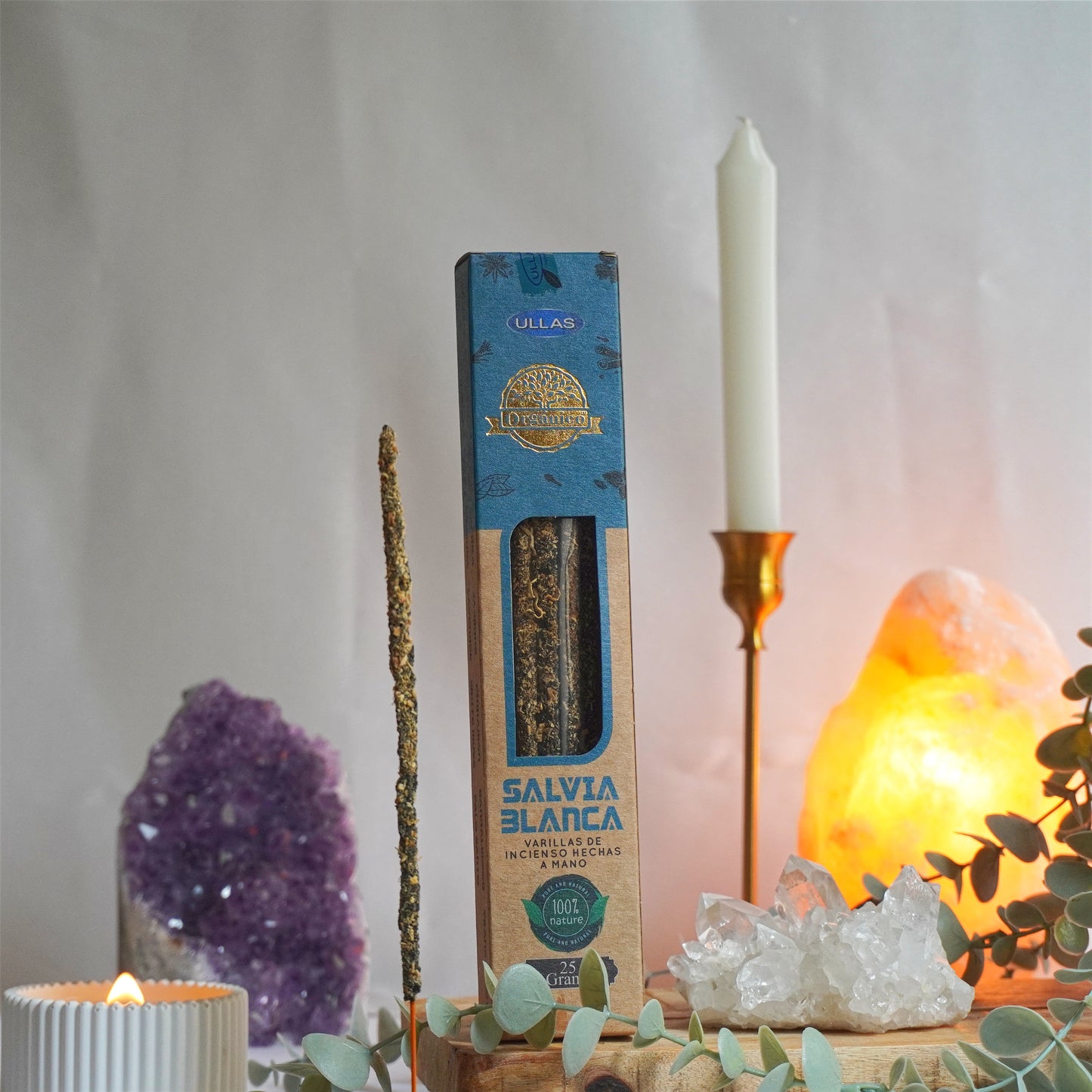 Incienso Salvia Blanca - Limpieza energética, protección y renovación espiritual | Ullas