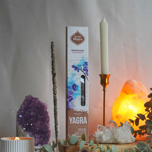Incienso Yagra - Orquídea y Laurel - Abundancia, éxito y poder personal | Sagrada Madre