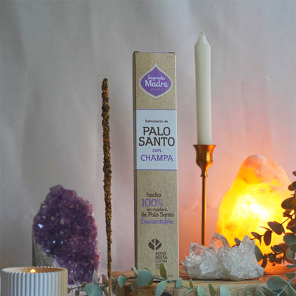 Incienso Palo Santo y Champa - Elevación energética, calma y armonía | Sagrada Madre